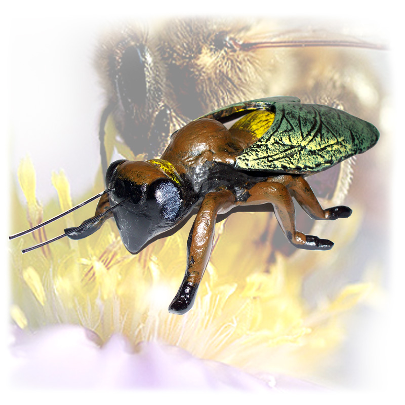 Ozdobný květináč včela