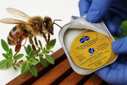 Včelařská praxe: Apiguard gel (25% thymol) – přípravek pro účinnou léčbu varroázy včel