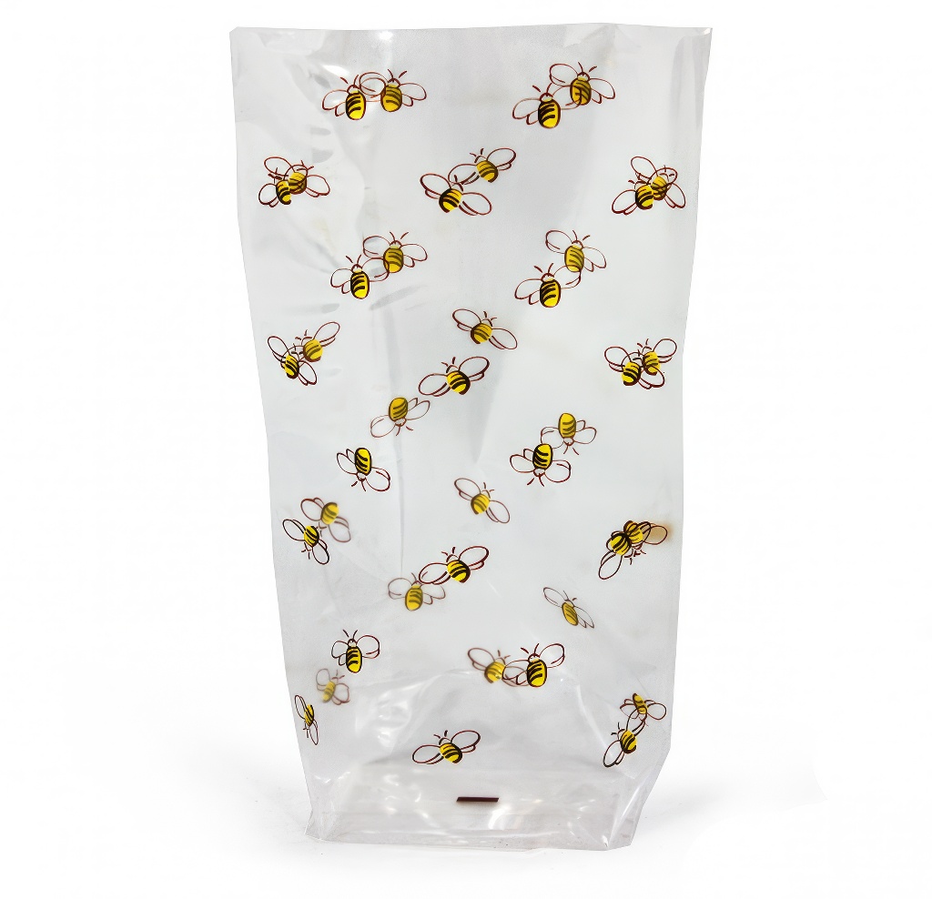 Dárková celofánová taška s motivem včely 100 ks