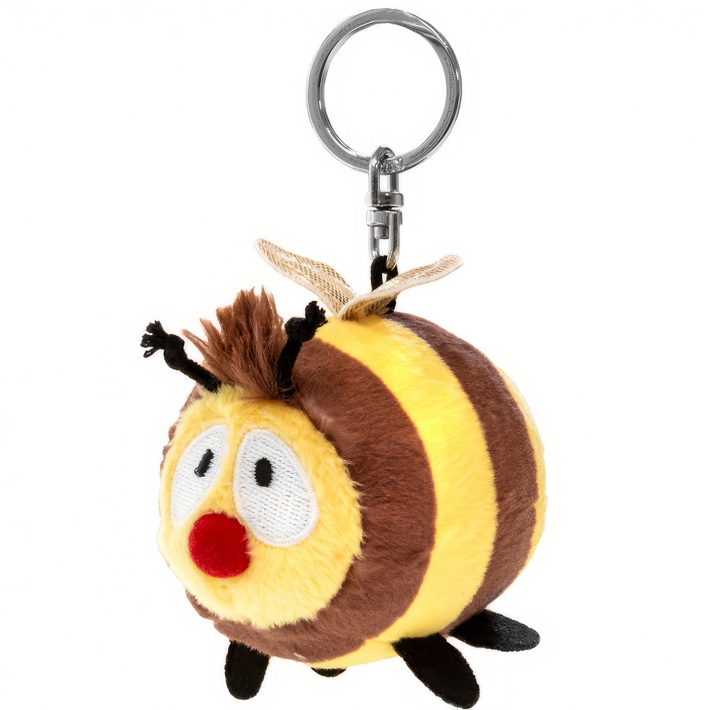Plyšová včelka "Nici" s přívěškem na klíče 7,5 cm