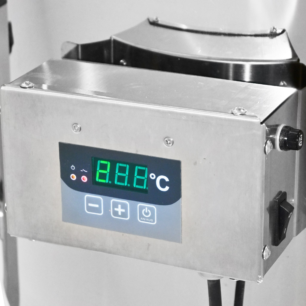Zařízení k pastování s ohřevem Mellarius MaxiLine 230 V obj. 70 kg - automat, pastování medu, zpracování medu, včelařské vybavení