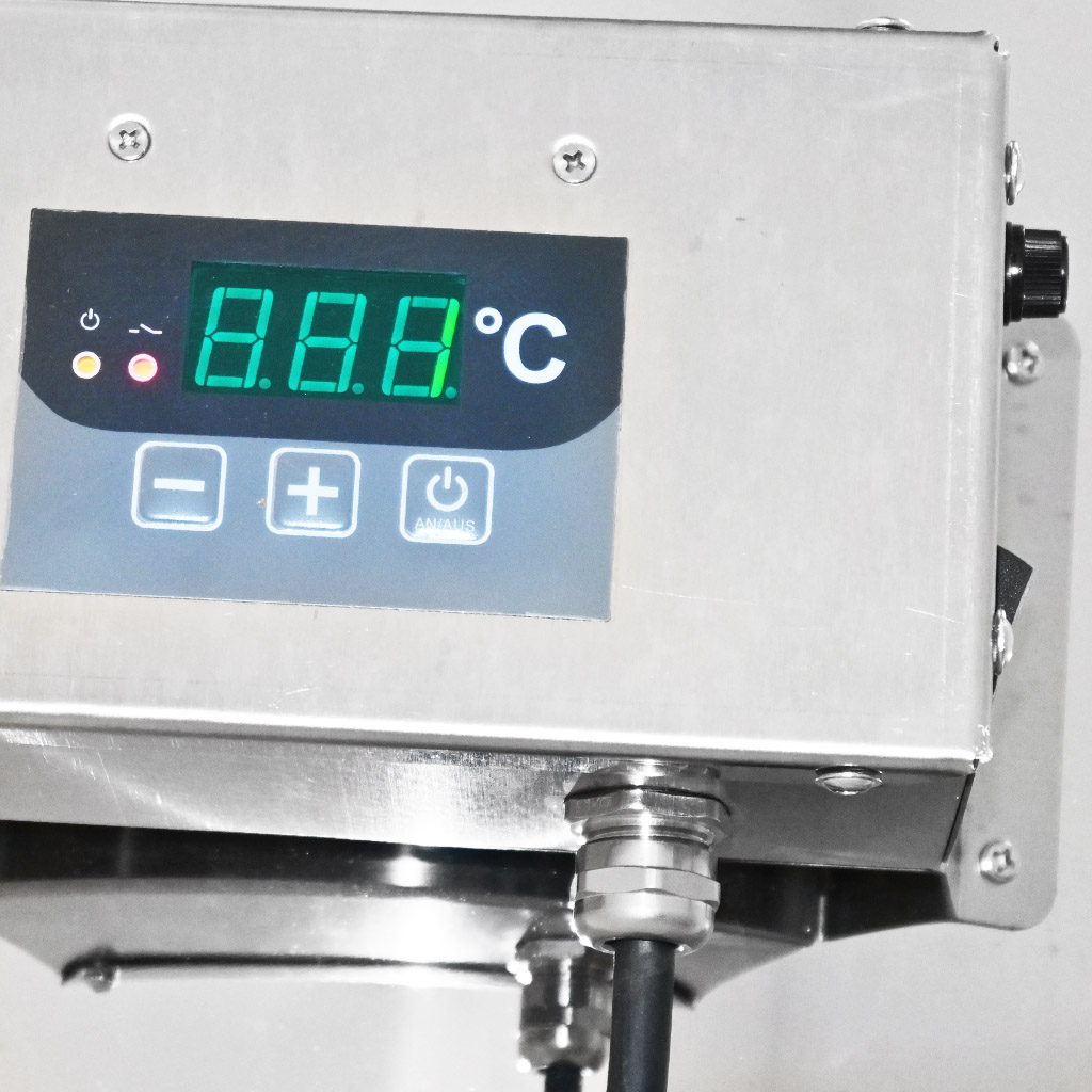 Zařízení k pastování s ohřevem Mellarius MaxiLine 230 V obj. 100 kg - automat, pastování medu, zpracování medu, včelařské vybavení