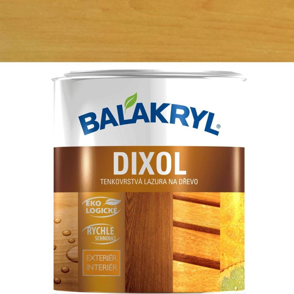 barva na úly, Balakryl Dixol, odstín borovice, ochranný nátěr dřeva