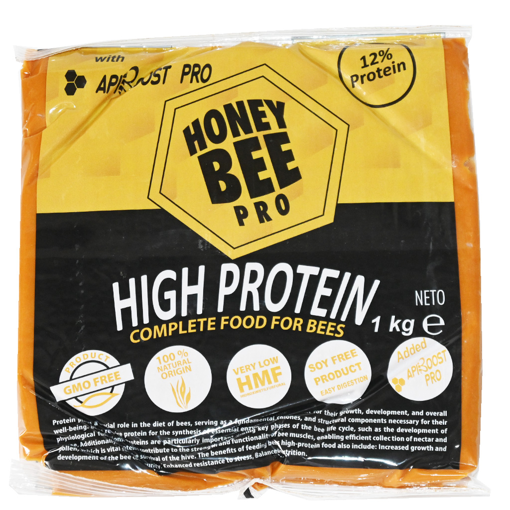Apimana High Protein, 1 kg, cukrové těsto, posílení včelstev, krmivo pro oddělky
