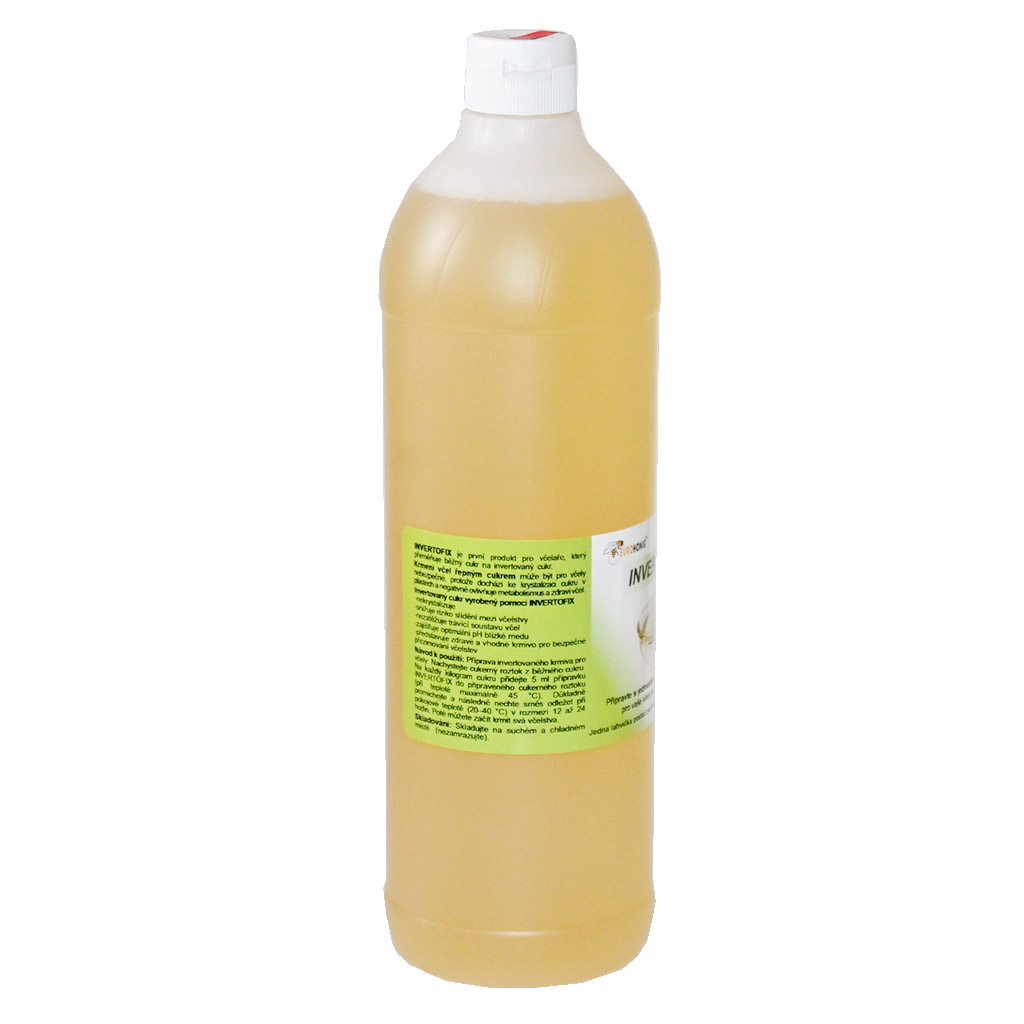 Invertofix 1000 ml - roztok, příprava invertního sirupu, krmení včel, enzymy