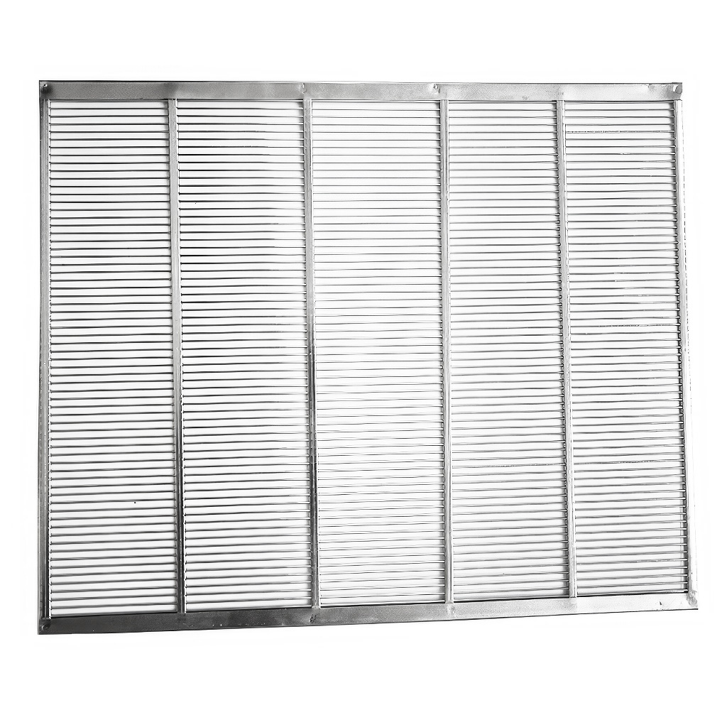 mateří mřížka kov 425x510 mm de, boční pohled