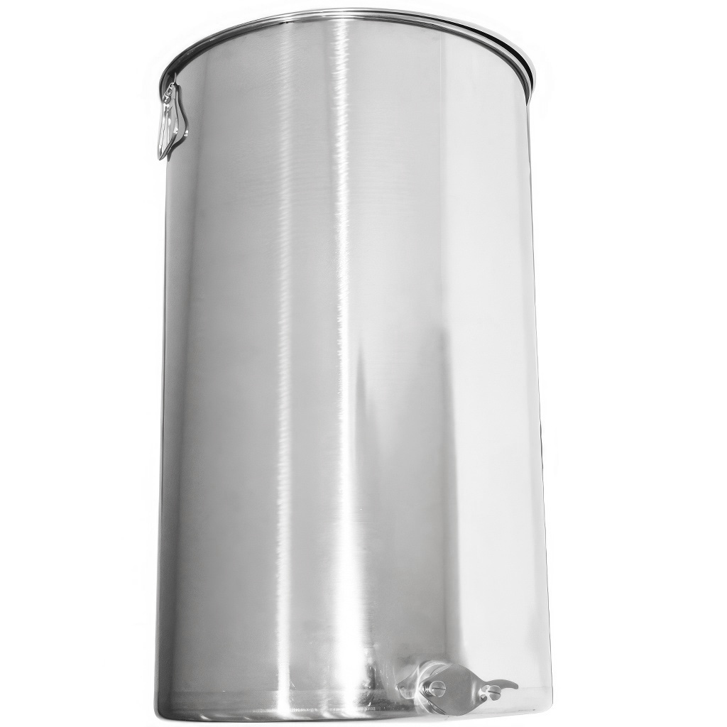 stáčecí nádoba Mellarius MiniLine, 200 kg, boční pohled