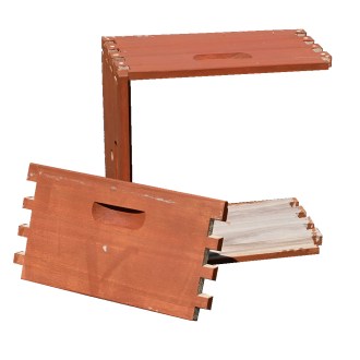 Nástavek 39 x 24 odlehčený - nabarvený - celodřevěný - cinkovaný - schienen