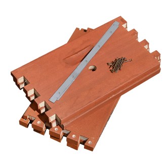 Nástavek 39 x 24 odlehčený - nabarvený - celodřevěný - cinkovaný - schienen