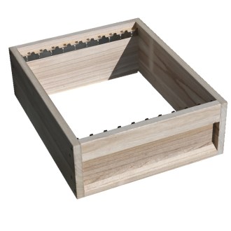 Liebig Zander Flachzarge mit 10er Abstandstreifen