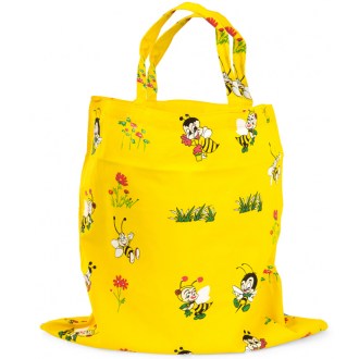Bavlněná taška "Barevné včely" 42 x 39