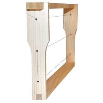 Rähmchen gedrahtet Zander 159 mm, Hoffmann-Seiten