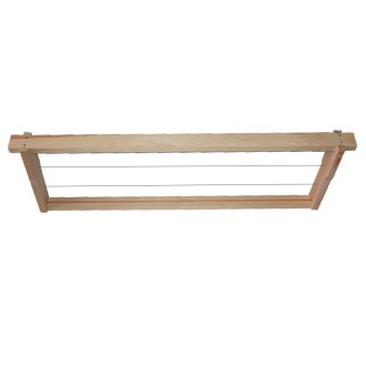 vypletený dřevěný rámek Langstroth, doplňující pohled, 2/3, velikost 159, zděře