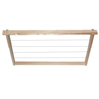 Rámek Langstroth Jumbo - 285 - Hoffman, vypletený, s zděřemi, s drážkou 1 ks