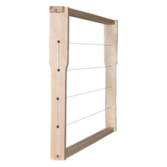 Rámek Langstroth 2/3 - 159 - Hoffman, stlučený, vypletený, s drážkou - 1 ks