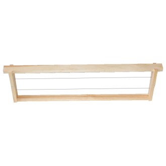 Rámek Langstroth 2/3 - 159 - Hoffman, stlučený, vypletený, s drážkou - 1 ks