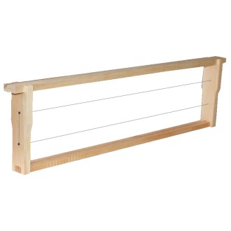 Rámek Langstroth 2/3 - 159 - Hoffman, stlučený, vypletený, s drážkou - 1 ks