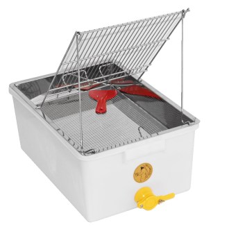 Talíř na odvíčkování - nerez - Swiss Biene 40x60x27