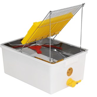 Talíř na odvíčkování - nerez - Swiss Biene 40x60x27