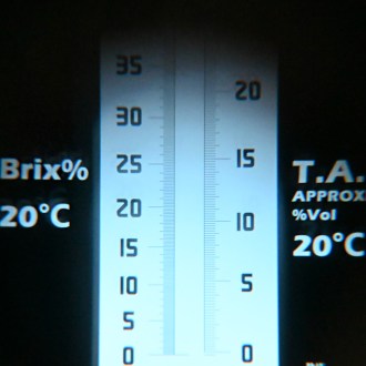 Refraktometr na měření alkoholu KING - 0 až 80 %