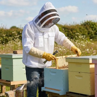 Profi blůza včelařská s kuklou vel: S-XXL