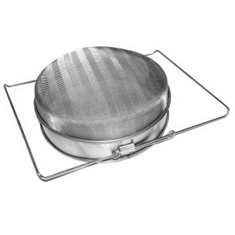 Cedník (síto) dv. vp. ner. 24 cm s uchyty DE3