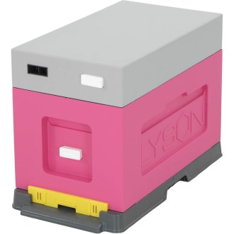 Plemenáč polystyrenový 39x24 - 6 rámků - šedo-zůžový