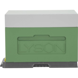 Plemenáč polystyrenový 39x24 - 6 rámků - šedo-zelený