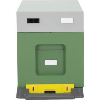 Plemenáč polystyrenový 39x24 - 6 rámků - šedo-zelený