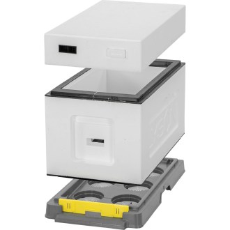 Plemenáč polystyrenový 39x24 - 6 rámků - nelakovaný