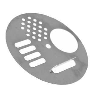 Česnový uzávěr - pr. 6,8 cm - nerezový