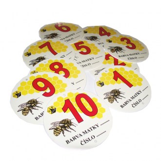 Čísla na včelí úly - 10ks