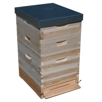 Včelí úl Dadant 1x(285) + 2x2/3(159) - 10 r. - cink