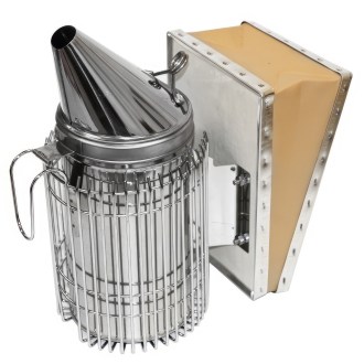 Dýmák (kuřák) - velký s ultra klecí - nerezový (max) 28 cm