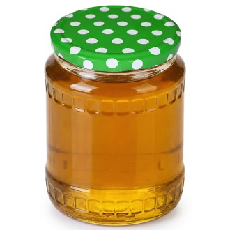 Víčko na sklenici TO 82 - Tečky - zelené