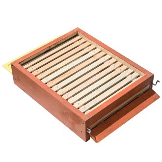 Celozasíťované dno Langstroth, varroa, nerezové pletivo, včelařské vybavení