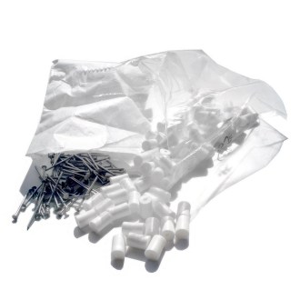 Mezerníky s hřeb. - bílé - 100 kusů