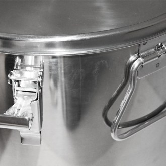 Stáčecí nádoba 50 kg - nerez - těsnící víko