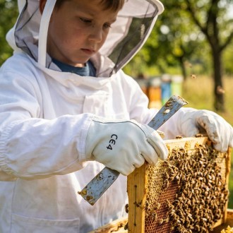 Ochranné včelařské rukavice - dětské vel. 4-5