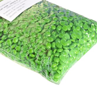 Včelí vosk - zelené pelety - 500 g, včelí vosk, voskové pelety, výroba svíček, dekorace, včelařské potřeby