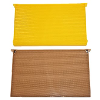 Celoplastový rámek r.m. 39x24 - termoplast - žlutý