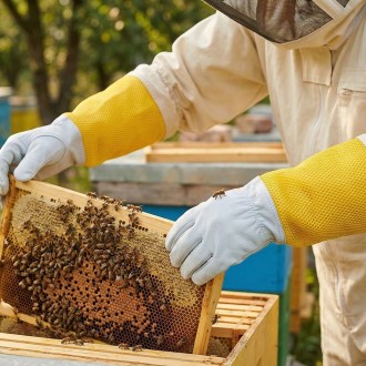 Rukavice včelařské velikost: S-XXL - s větráním