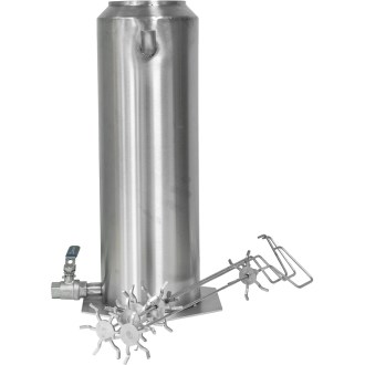 Sada držáků (3 ks) pro výrobu máčených svíček s nádobou na tavení vosku