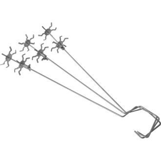 Sada držáků (3 ks) pro výrobu máčených svíček s nádobou na tavení vosku