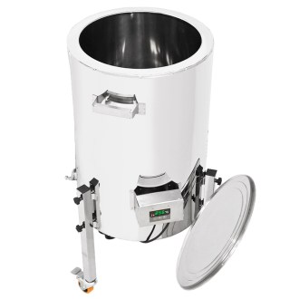 Stáčecí dekrystalizační nádoba s ohřevem Mellarius MaxiLine 230 V - 74 litrů / 100 kg