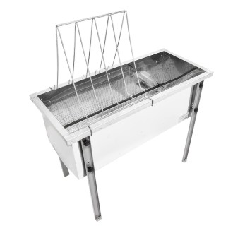 Stůl na odvíčkování - nerez vana - P 100 cm