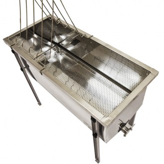 Stůl na odvíčkování - nerez vana - P 150 cm