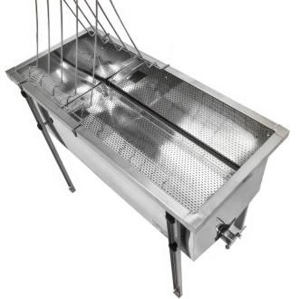 Stůl na odvíčkování - nerez vana - P 100 cm