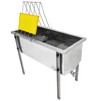 Stůl na odvíčkování - nerez vana - P 75 cm