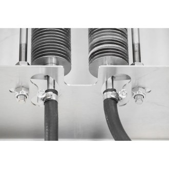 Ruční kotoučový odvíčkovač na rámky z nerezu s vyvíječem 39 × 24 cm